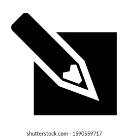 pen edit icon isolated sign symbol vector illustration - high quality black style vector icons
