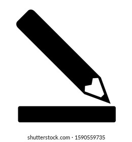 pen edit icon isolated sign symbol vector illustration - high quality black style vector icons
