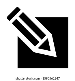 pen edit icon isolated sign symbol vector illustration - high quality black style vector icons
