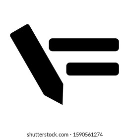 pen edit icon isolated sign symbol vector illustration - high quality black style vector icons
