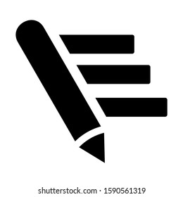 pen edit icon isolated sign symbol vector illustration - high quality black style vector icons
