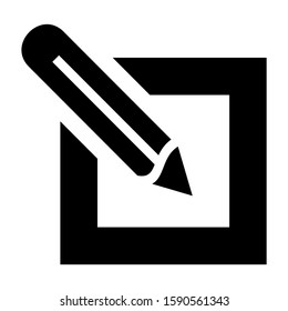 pen edit icon isolated sign symbol vector illustration - high quality black style vector icons
