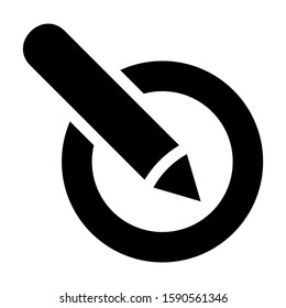 pen edit icon isolated sign symbol vector illustration - high quality black style vector icons
