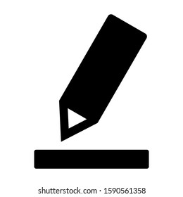 pen edit icon isolated sign symbol vector illustration - high quality black style vector icons
