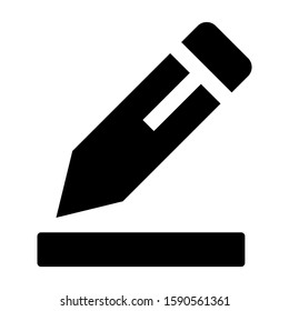 pen edit icon isolated sign symbol vector illustration - high quality black style vector icons
