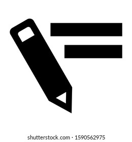 pen edit icon isolated sign symbol vector illustration - high quality black style vector icons
