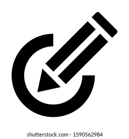 pen edit icon isolated sign symbol vector illustration - high quality black style vector icons
