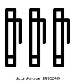 pen edit icon isolated sign symbol vector illustration - high quality black style vector icons
