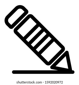 pen edit icon isolated sign symbol vector illustration - high quality black style vector icons
