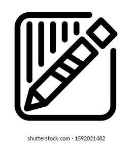pen edit icon isolated sign symbol vector illustration - high quality black style vector icons
