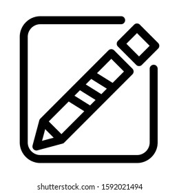 pen edit icon isolated sign symbol vector illustration - high quality black style vector icons
