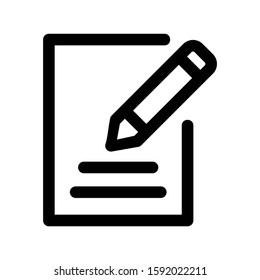 pen edit icon isolated sign symbol vector illustration - high quality black style vector icons

