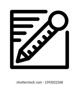 pen edit icon isolated sign symbol vector illustration - high quality black style vector icons
