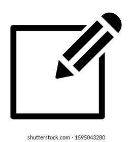 pen edit icon isolated sign symbol vector illustration - high quality black style vector icons

