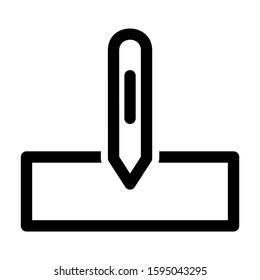 pen edit icon isolated sign symbol vector illustration - high quality black style vector icons
