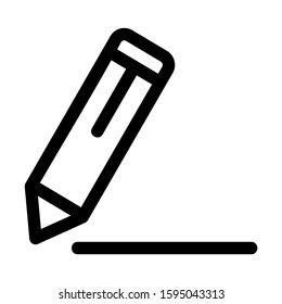 pen edit icon isolated sign symbol vector illustration - high quality black style vector icons
