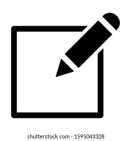 pen edit icon isolated sign symbol vector illustration - high quality black style vector icons
