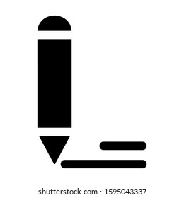 pen edit icon isolated sign symbol vector illustration - high quality black style vector icons
