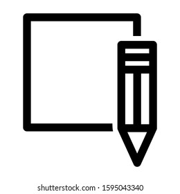 pen edit icon isolated sign symbol vector illustration - high quality black style vector icons
