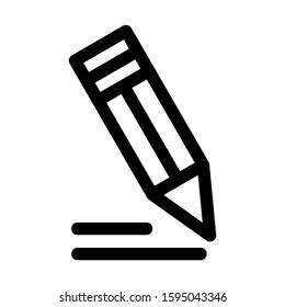 pen edit icon isolated sign symbol vector illustration - high quality black style vector icons

