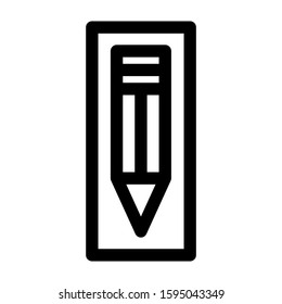 pen edit icon isolated sign symbol vector illustration - high quality black style vector icons
