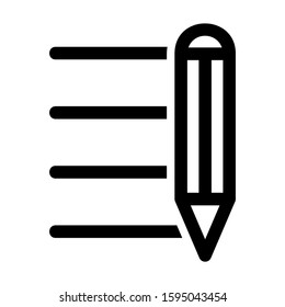 pen edit icon isolated sign symbol vector illustration - high quality black style vector icons
