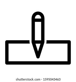 pen edit icon isolated sign symbol vector illustration - high quality black style vector icons
