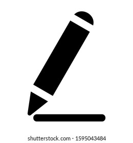 pen edit icon isolated sign symbol vector illustration - high quality black style vector icons

