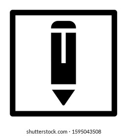 pen edit icon isolated sign symbol vector illustration - high quality black style vector icons
