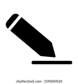 pen edit icon isolated sign symbol vector illustration - high quality black style vector icons
