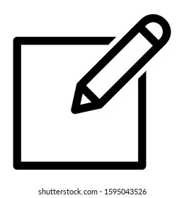 pen edit icon isolated sign symbol vector illustration - high quality black style vector icons
