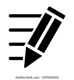pen edit icon isolated sign symbol vector illustration - high quality black style vector icons
