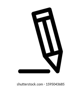 pen edit icon isolated sign symbol vector illustration - high quality black style vector icons
