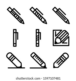 pen edit icon isolated sign symbol vector illustration - high quality black style vector icons
