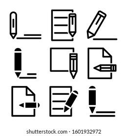 pen edit icon isolated sign symbol vector illustration - Collection of high quality black style vector icons
