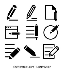 pen edit icon isolated sign symbol vector illustration - Collection of high quality black style vector icons
