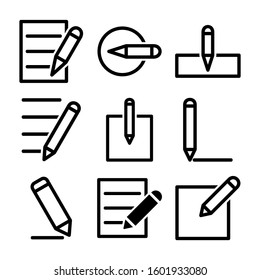 pen edit icon isolated sign symbol vector illustration - Collection of high quality black style vector icons
