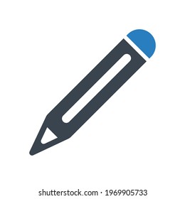 Pen edit icon.education,tool (vector illustration)