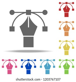 pen editing icon. Elements of web in multi color style icons. Simple icon for websites, web design, mobile app, info graphics