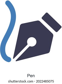 Concepto de icono de herramientas de edición o lápiz
