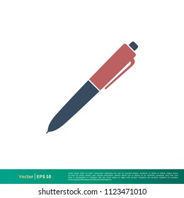 Pen - Education Icon Vector Logo Template Illustration Design. Vector EPS 10.