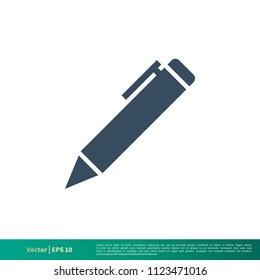 Pen - Education Icon Vector Logo Template Illustration Design. Vector EPS 10.