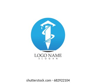 Pen Education Logo Design 