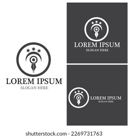 Pen Education Logo Template vector icon illustration design