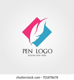 Pen Feather Logo
