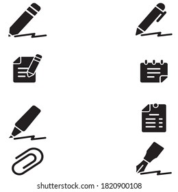 Herramienta de escritura rellena de lápiz y clip de papel y papel