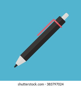 pen In flat design