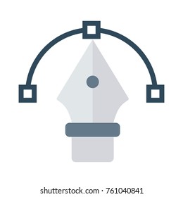  pen flat icon 