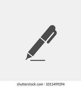 Pen flat vector icon