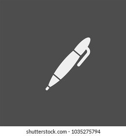 Pen flat vector icon